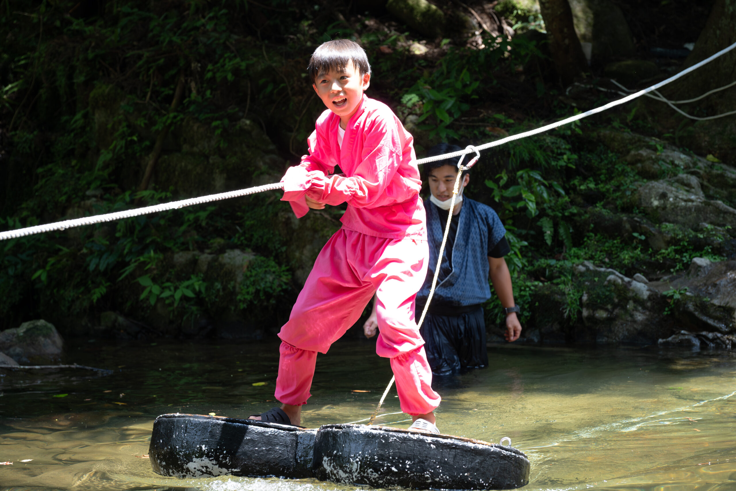 夏休み限定「水辺のちょこっと忍者修行体験」がスタート！ | 忍者修行
